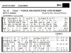 Preview GOLD, FRANKINCENSE AND MYRRH - CALEB SIMPER