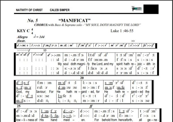 MAGNIFICAT BY CALEB SIMPER