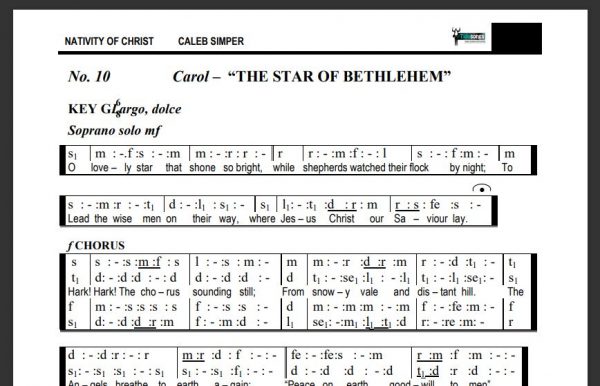 Preview THE STAR OF BETHLEHEM - CALEB SIMPER